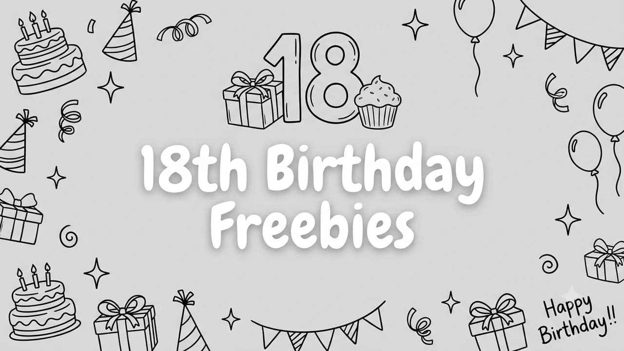 18th Birthday Freebies (2026): Free Food, Treats & Gifts