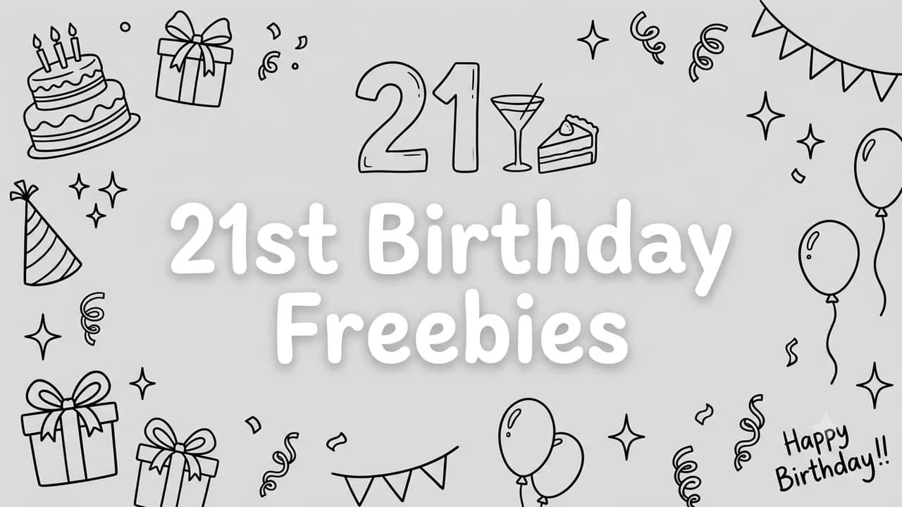 21st Birthday Freebies (2026): Free Drinks, Food & More