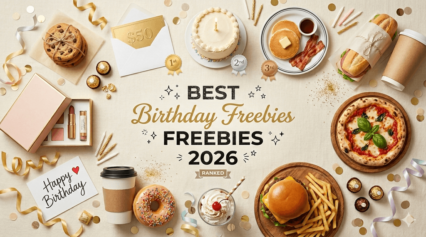 10 Best Birthday Freebies in 2026 (Ranked by Value)