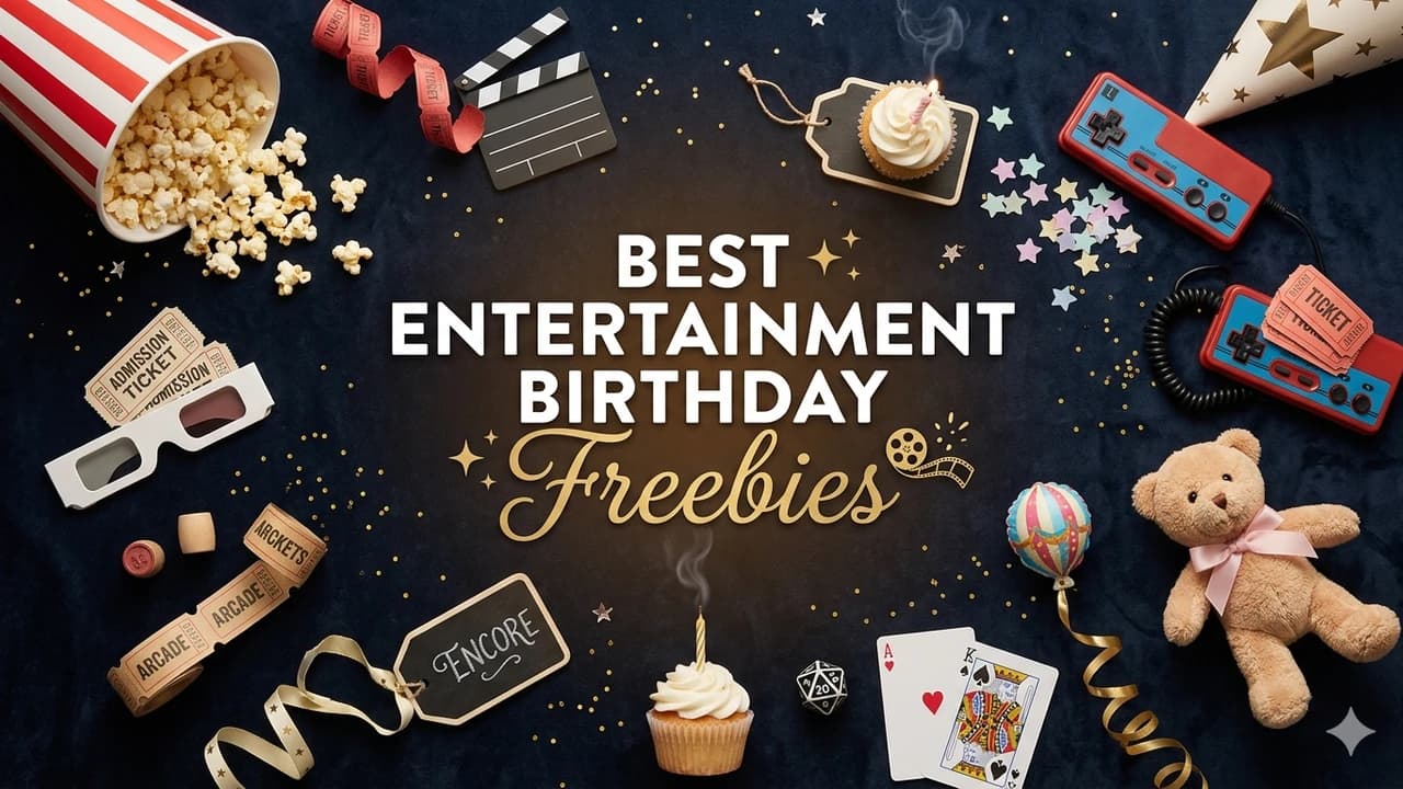 Best Entertainment Birthday Freebies 2026: Free Movies, Games & Fun Experiences