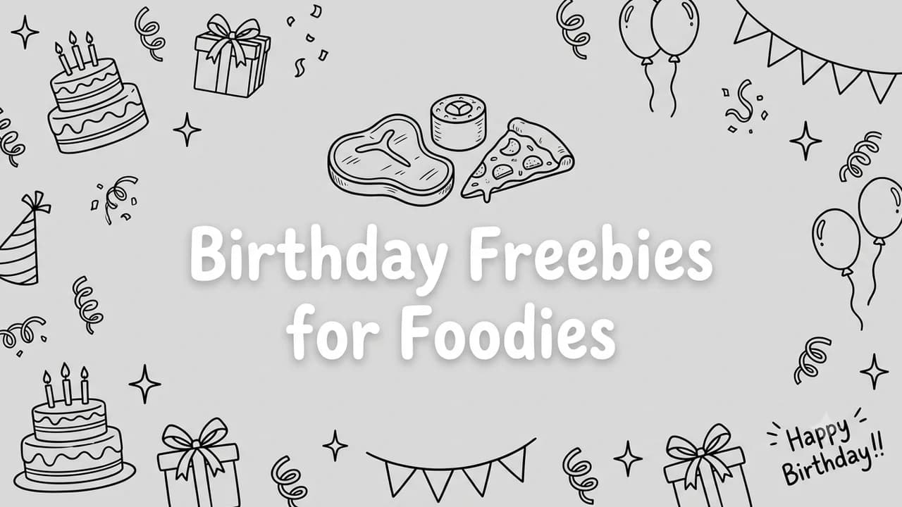Birthday Freebies for Foodies (2026): Free Meals Worth Craving