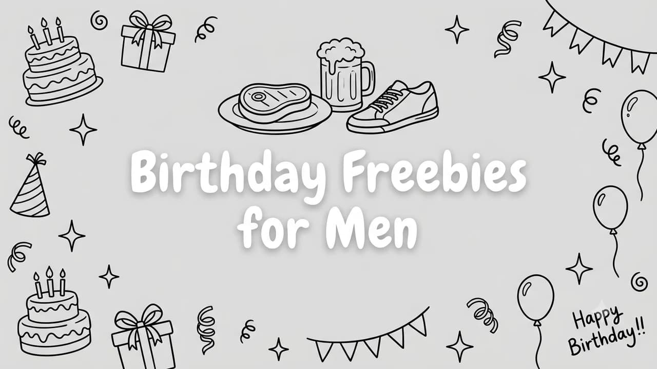 Birthday Freebies for Men (2026): Free Food, Drinks & Gear