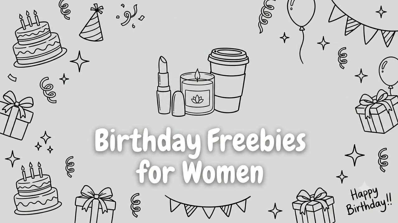 Birthday Freebies for Women (2026): Free Beauty, Food & Treats