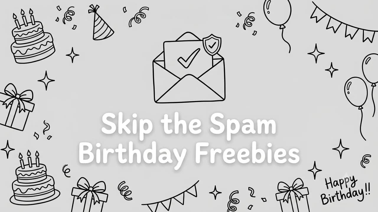 How to Sign Up for Birthday Freebies Without Getting Spammed (2026)