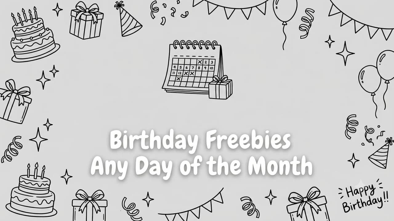 Birthday Freebies You Can Use Any Day (Not Just Your Birthday) (2026)