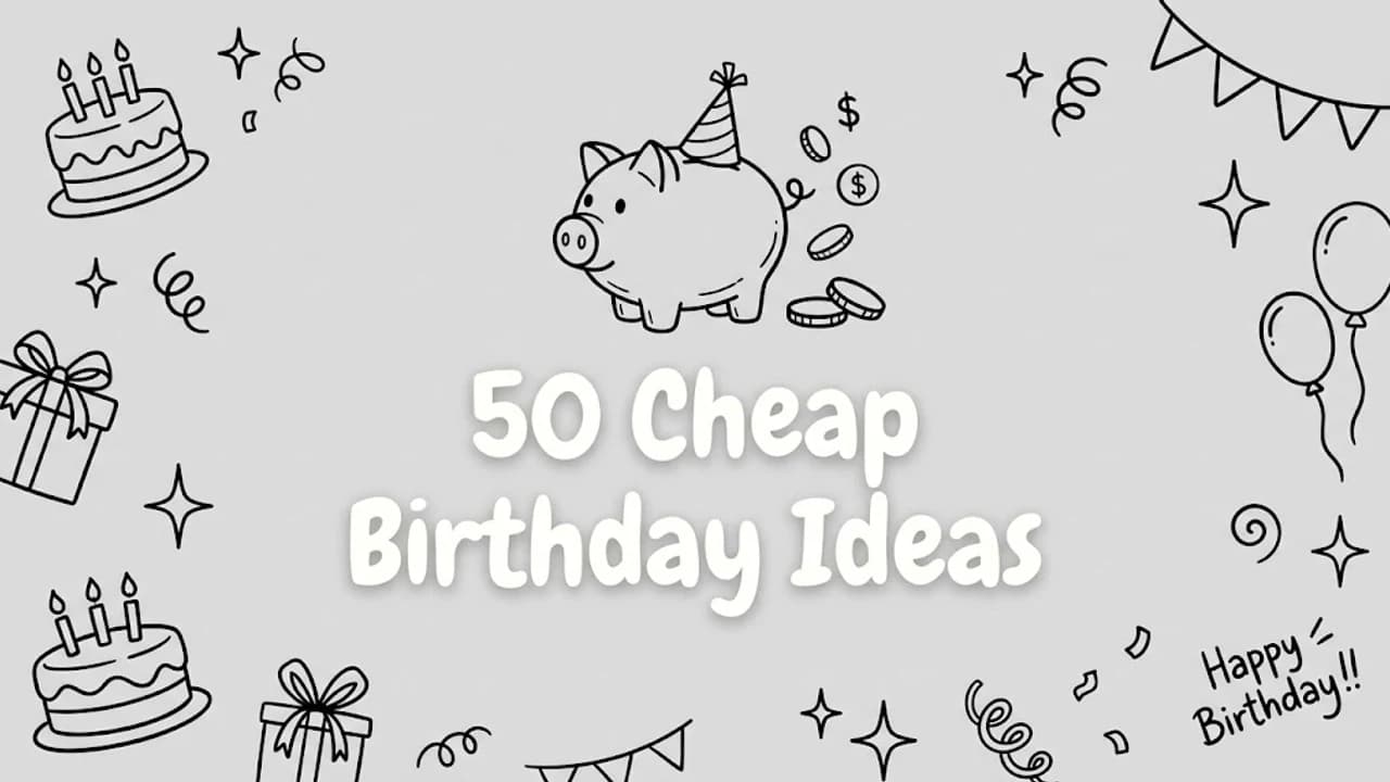 50 Cheap Birthday Ideas: How to Celebrate on a Budget (2026)
