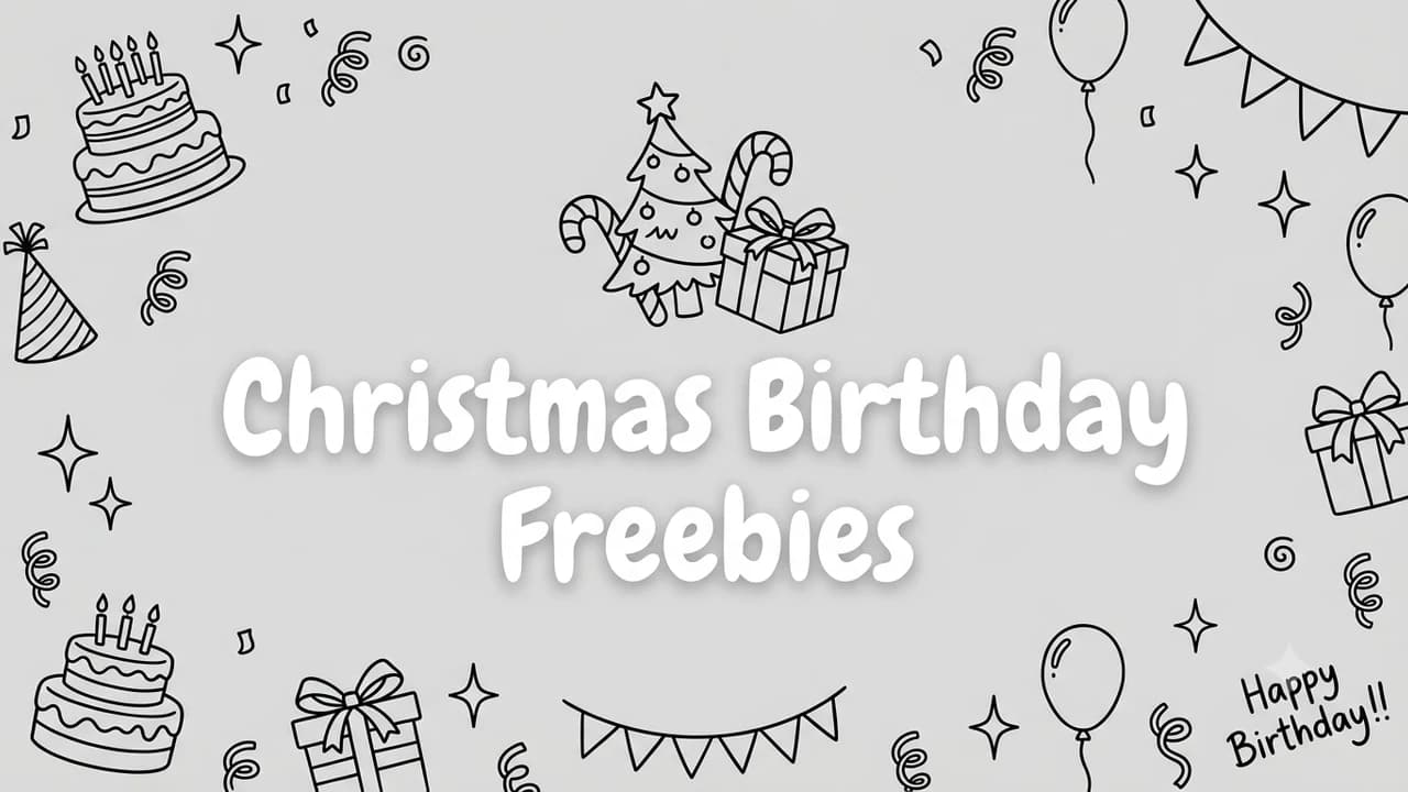 Christmas Birthday Freebies for December Babies (2026)