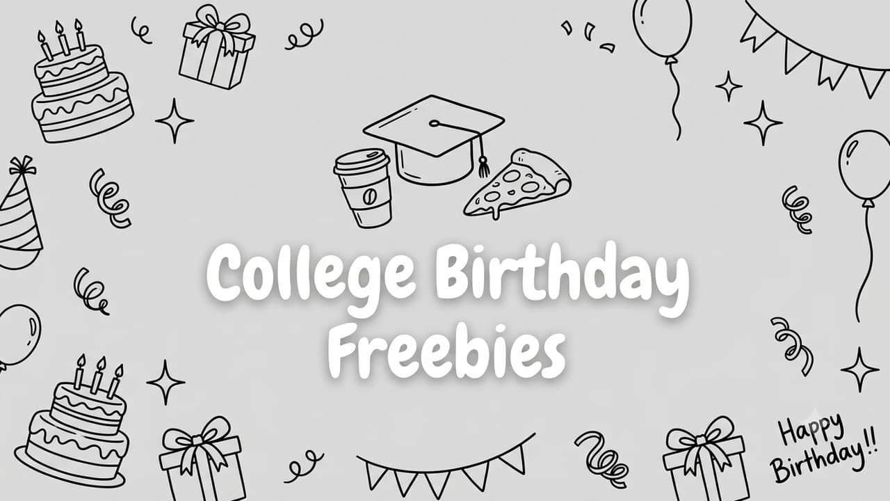 Birthday Freebies for College Students on a Budget (2026)