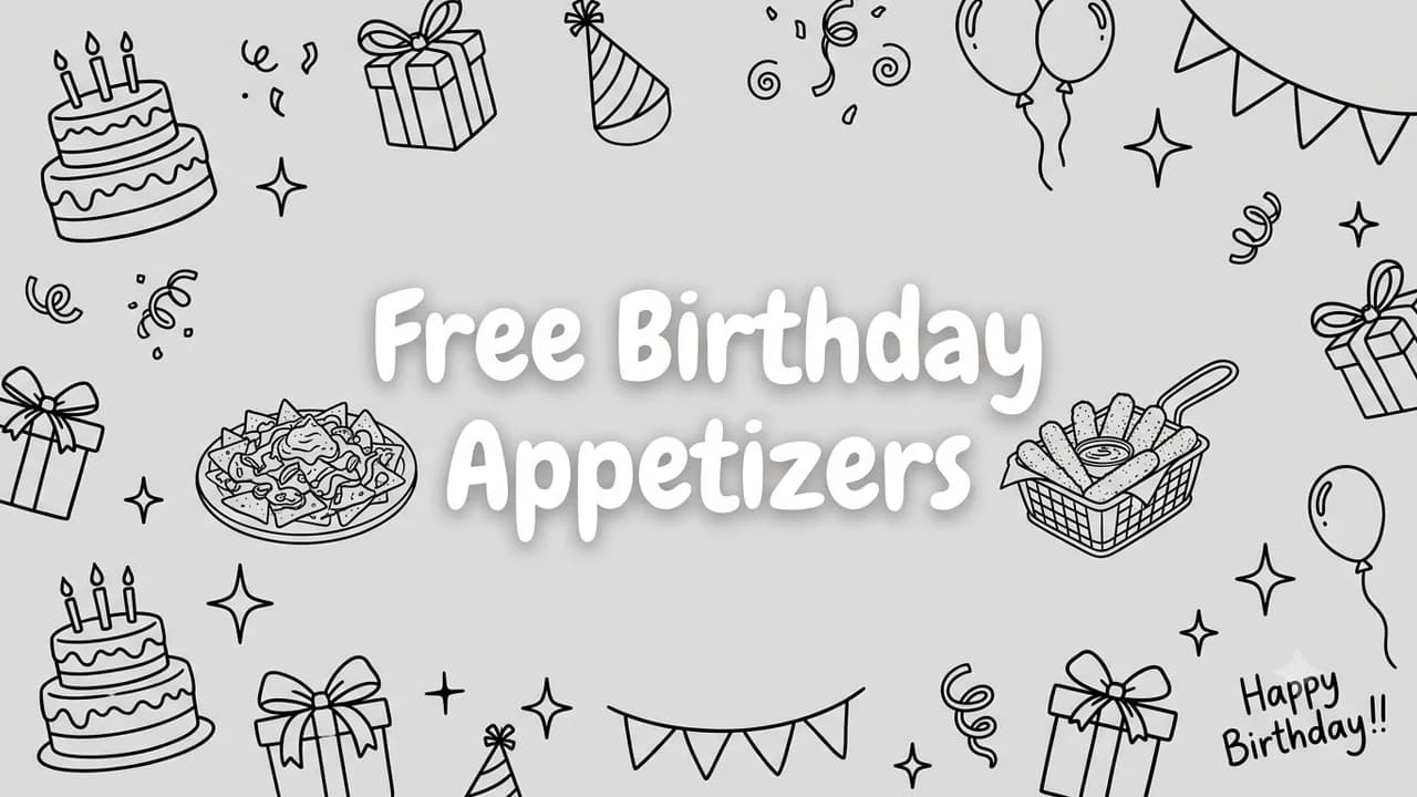 Free Birthday Appetizers & Starters (2026)