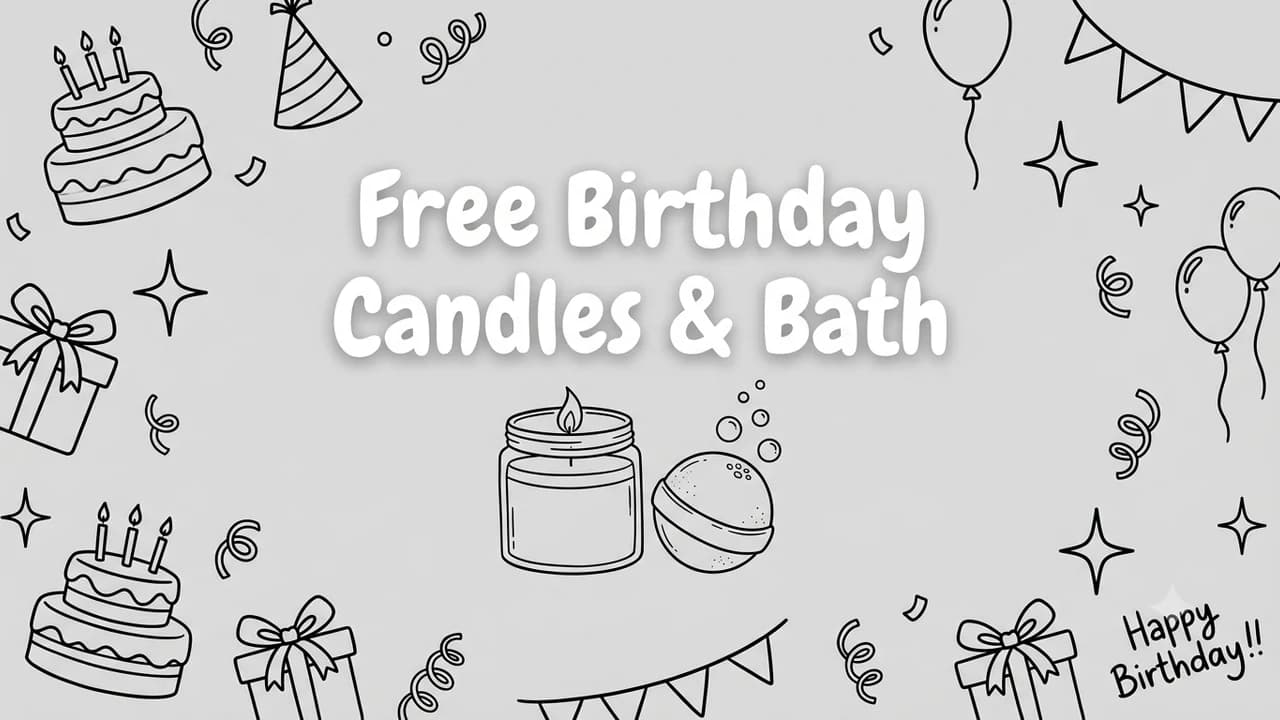 Free Birthday Candles, Bath & Body Gifts: 10 Ways to Celebrate (2026)