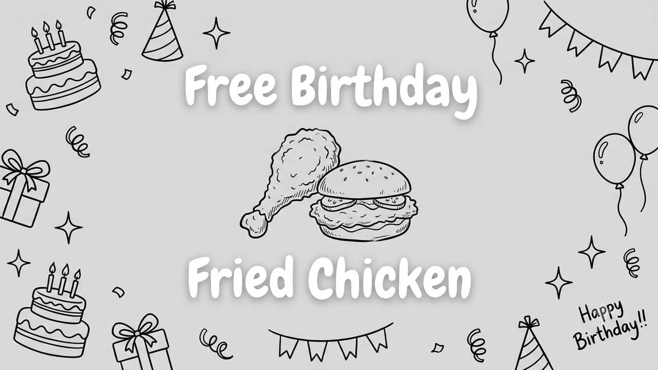 Free Birthday Fried Chicken & Chicken Sandwiches (2026)