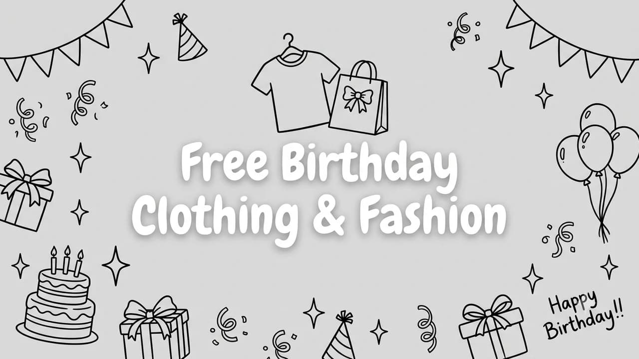 Free Birthday Clothing & Fashion Deals: 38 Ways to Celebrate (2026)