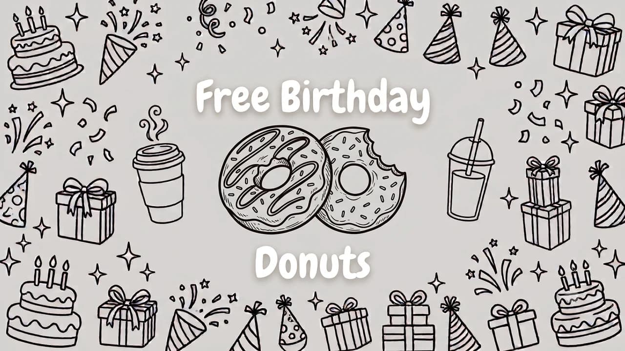 Free Birthday Donuts & Bagels: 16 Ways to Celebrate (2026)