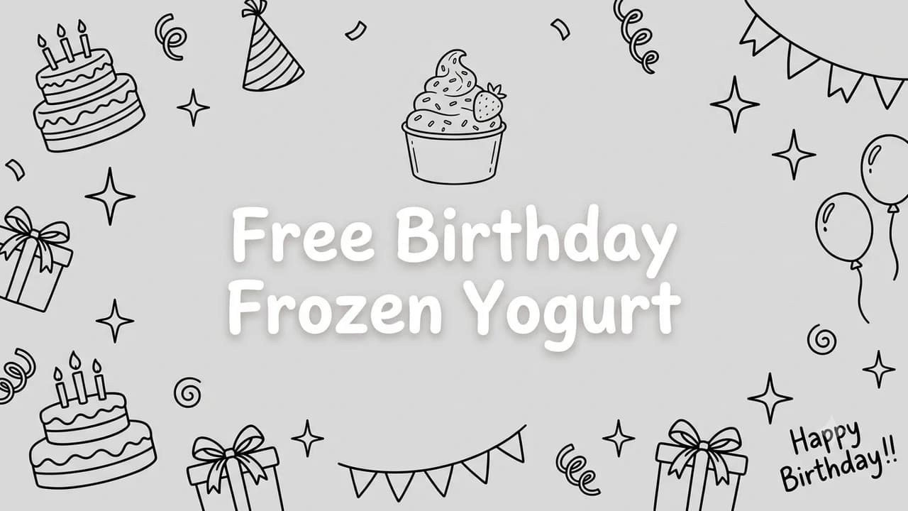 Free Birthday Frozen Yogurt: 10 Ways to Celebrate (2026)
