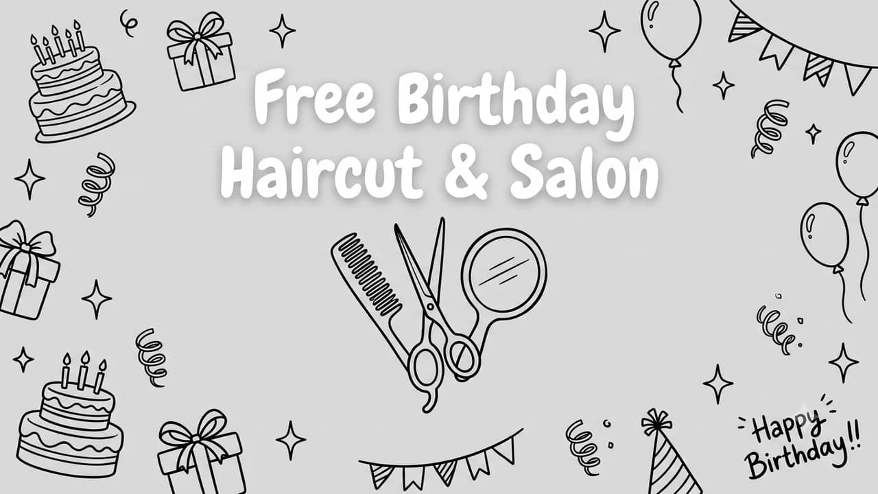 Free & Discounted Birthday Haircuts & Salon Perks (2026)
