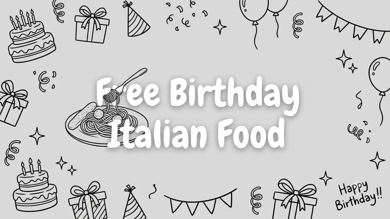 Free Birthday Italian Food & Pasta: 19 Ways to Celebrate (2026)