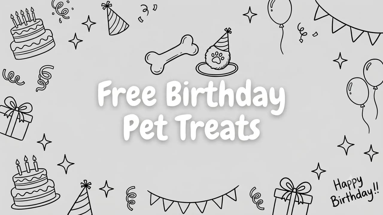 Free Birthday Pet Treats for Dogs & Cats: 6 Ways to Celebrate (2026)