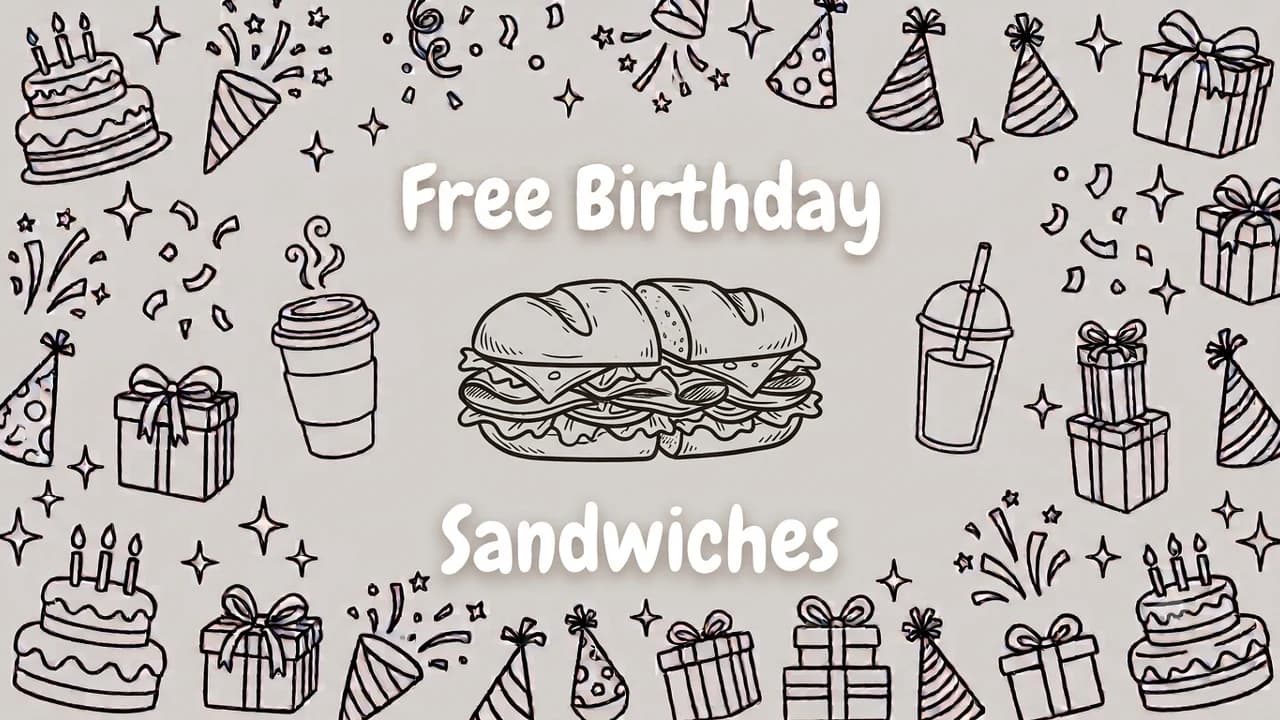 Free Birthday Sandwiches & Subs: 30 Ways to Celebrate (2026)
