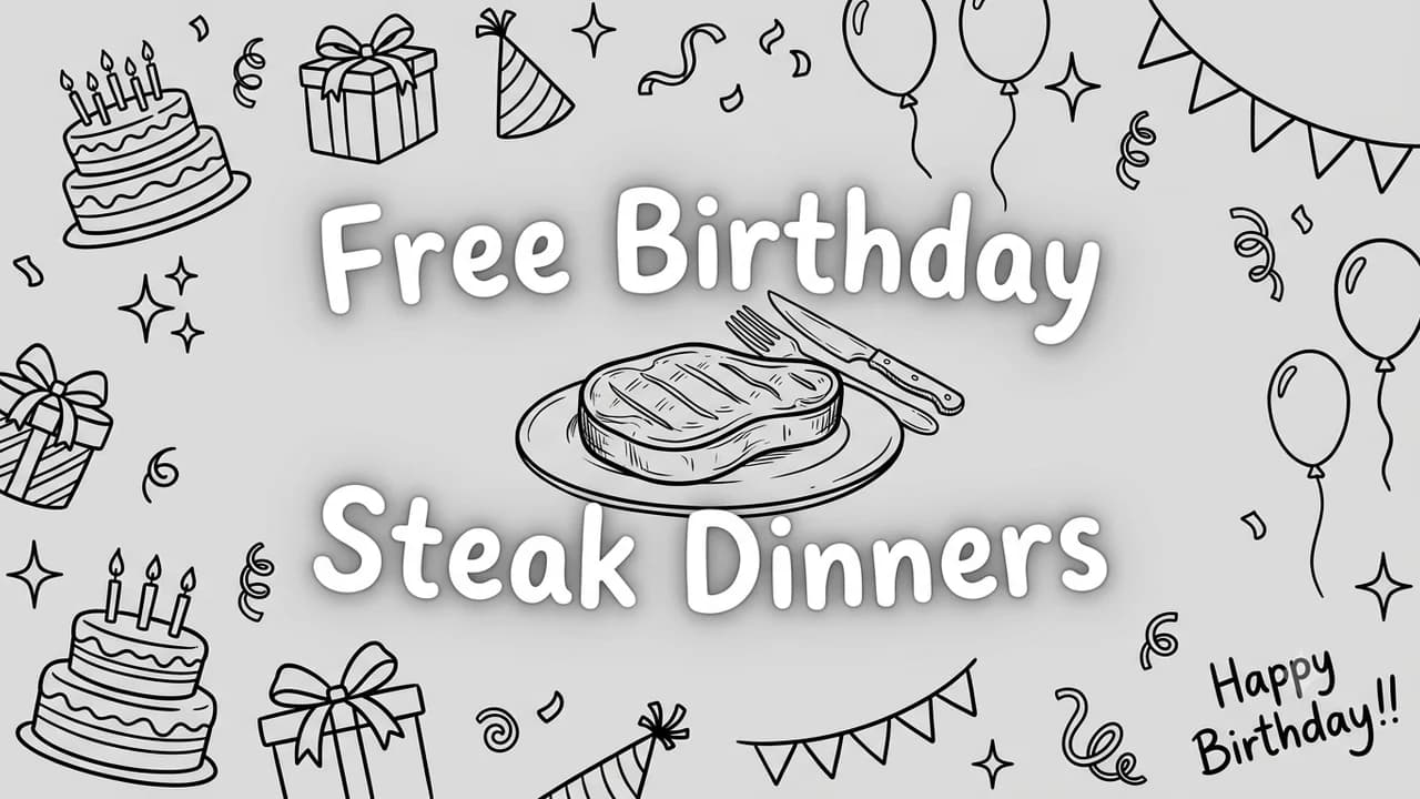 Free Birthday Steak & Steakhouse Dinners: 30 Ways to Celebrate (2026)