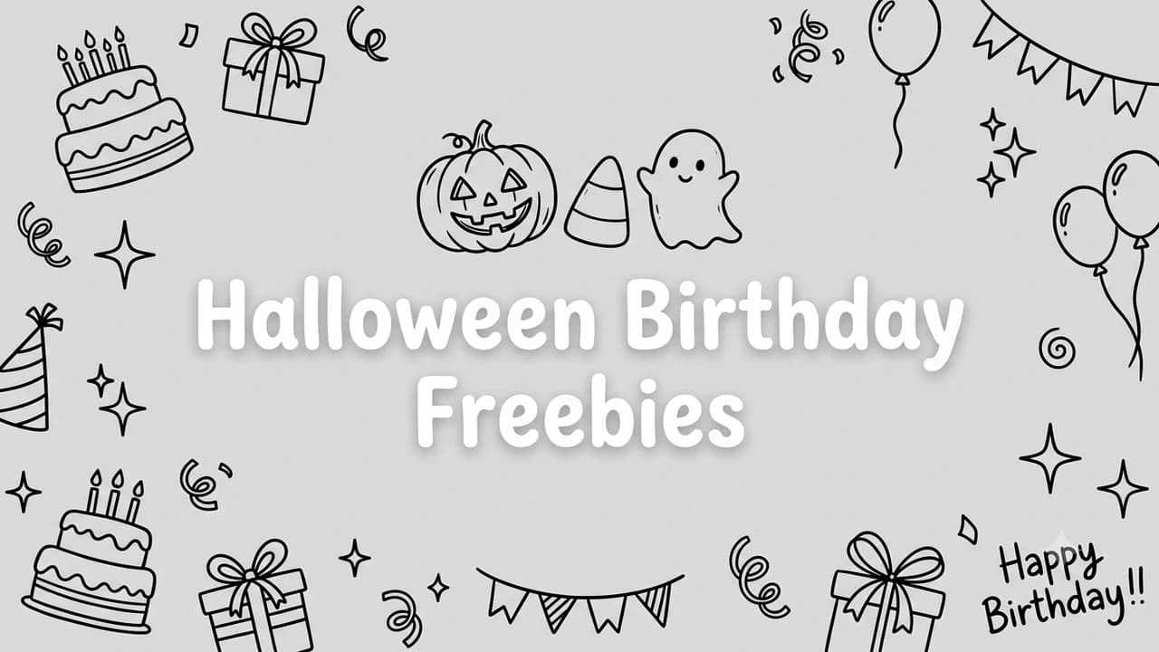 Halloween Birthday Freebies for October Babies (2026)