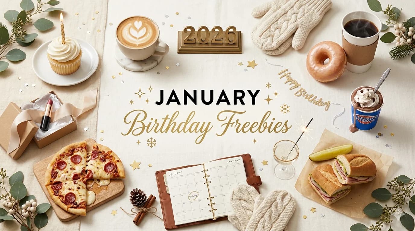 Best January Birthday Freebies in 2026 (Complete Guide + Free Food)