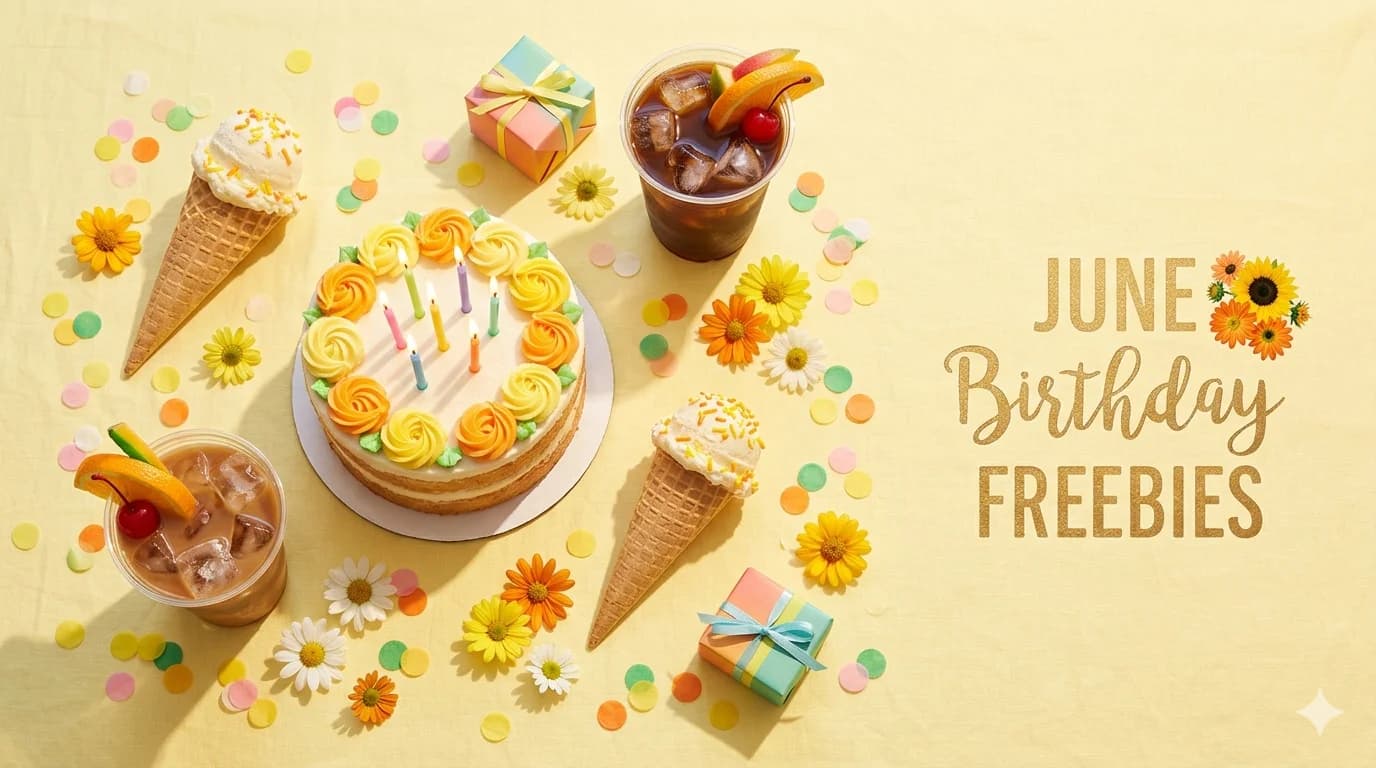 June 2026 Birthday Freebies: 10 Best Free Meals, Drinks & Gifts
