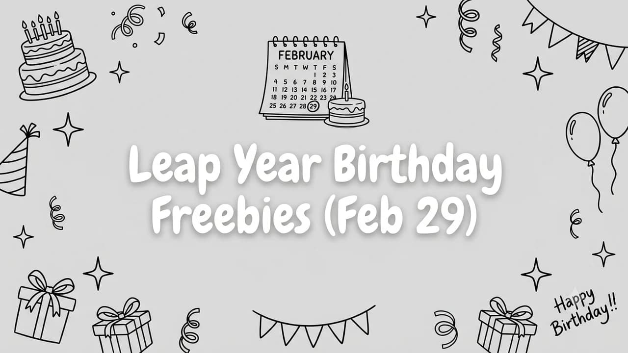 Leap Year Birthday Freebies (Feb 29): How Leaplings Celebrate Free