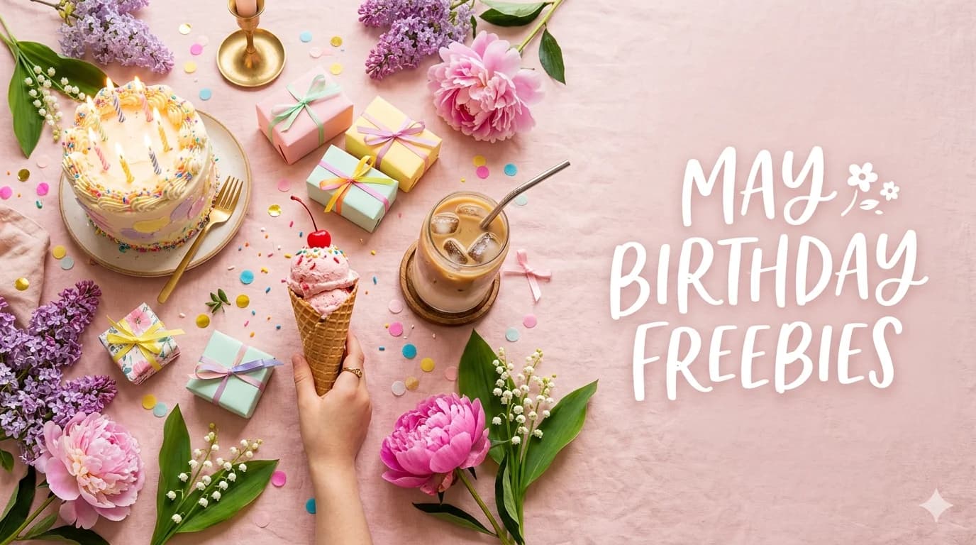 Best May Birthday Freebies in 2026 (Complete Guide + Free Food)