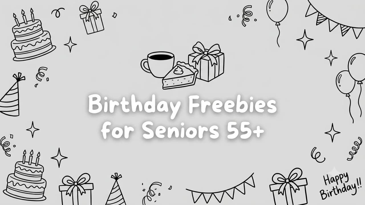 Birthday Freebies for Seniors (55+) in 2026: AARP & Beyond