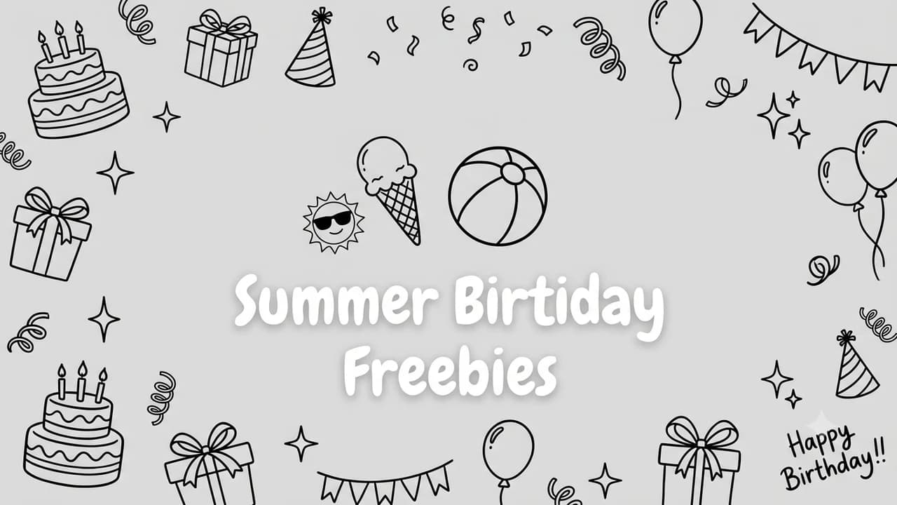 Summer Birthday Freebies (2026): Free Food, Drinks & Cool Treats