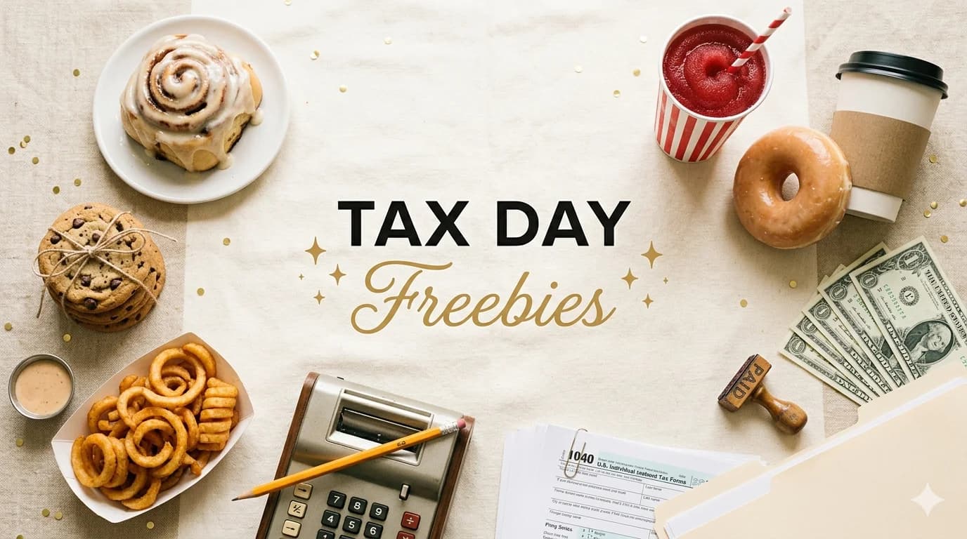 Tax Day Freebies 2026: Free Food & Deals on April 15