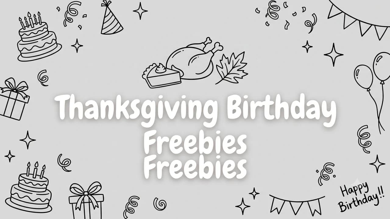 Thanksgiving Birthday Freebies for November Babies (2026)