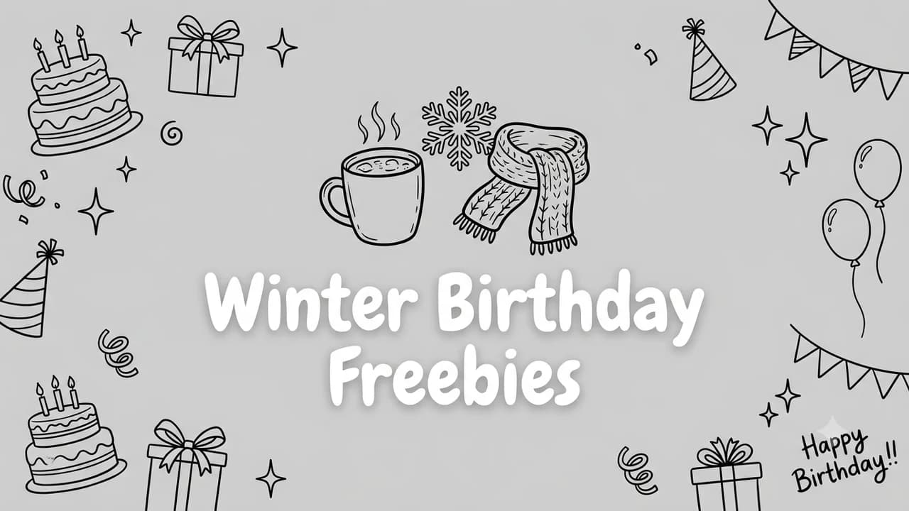 Winter Birthday Freebies (2026): Free Food, Coffee & Cozy Treats