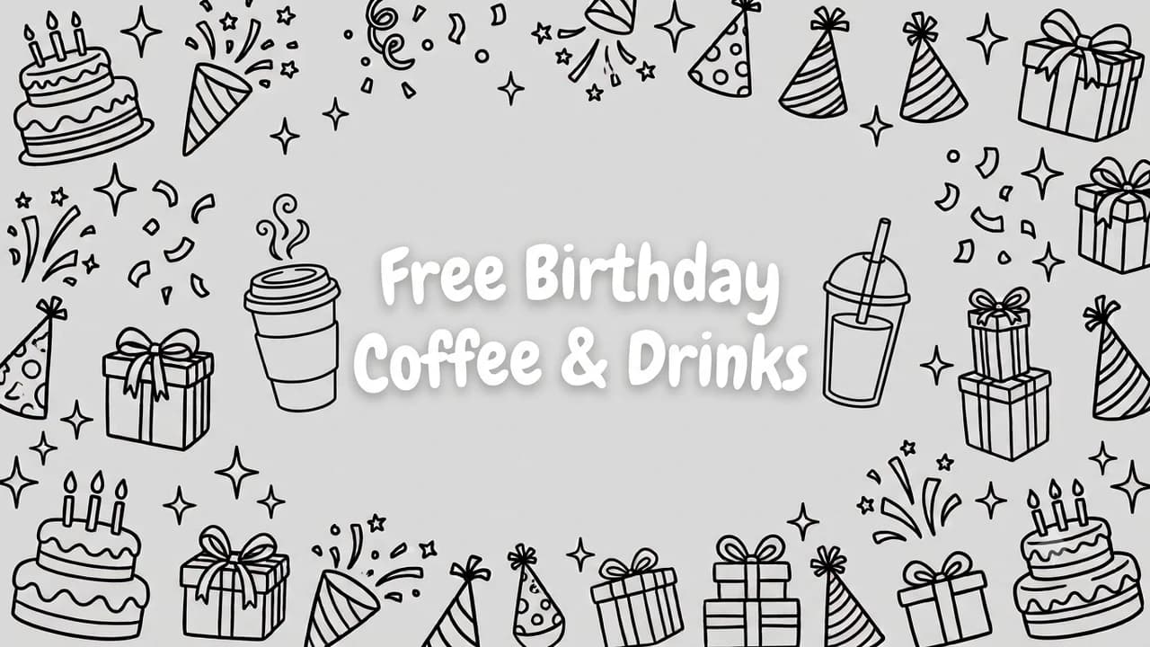 Free Birthday Coffee & Drinks: 38 Ways to Celebrate (2026)