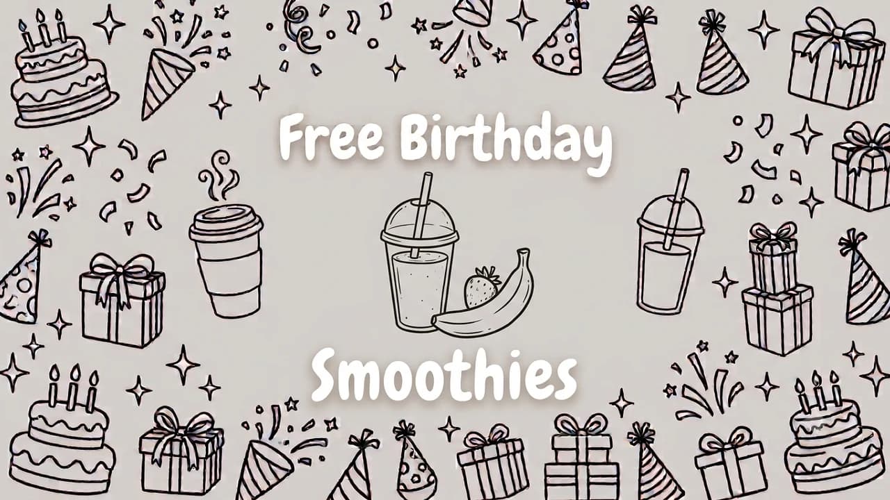 Free Birthday Smoothies & Juice: 18 Ways to Celebrate (2026)