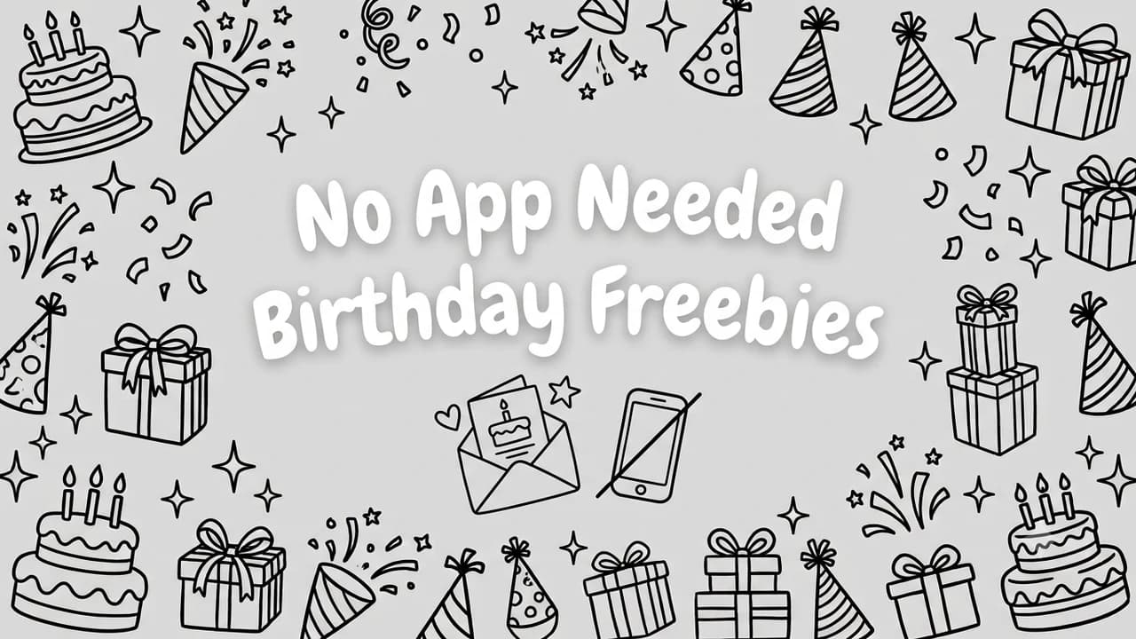 No-App-Required Birthday Freebies: 166 Ways to Celebrate (2026)