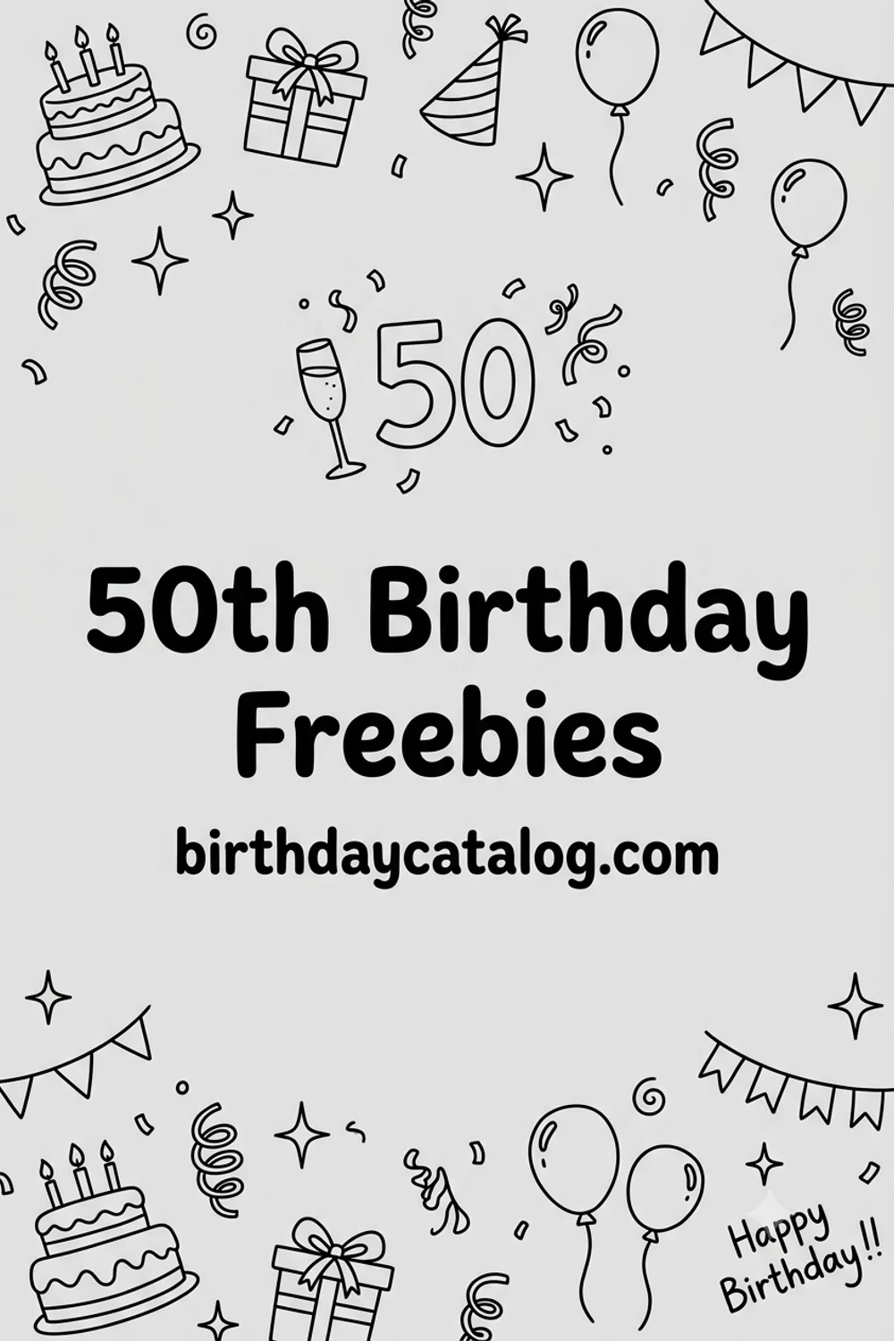 50th Birthday Freebies (2026)