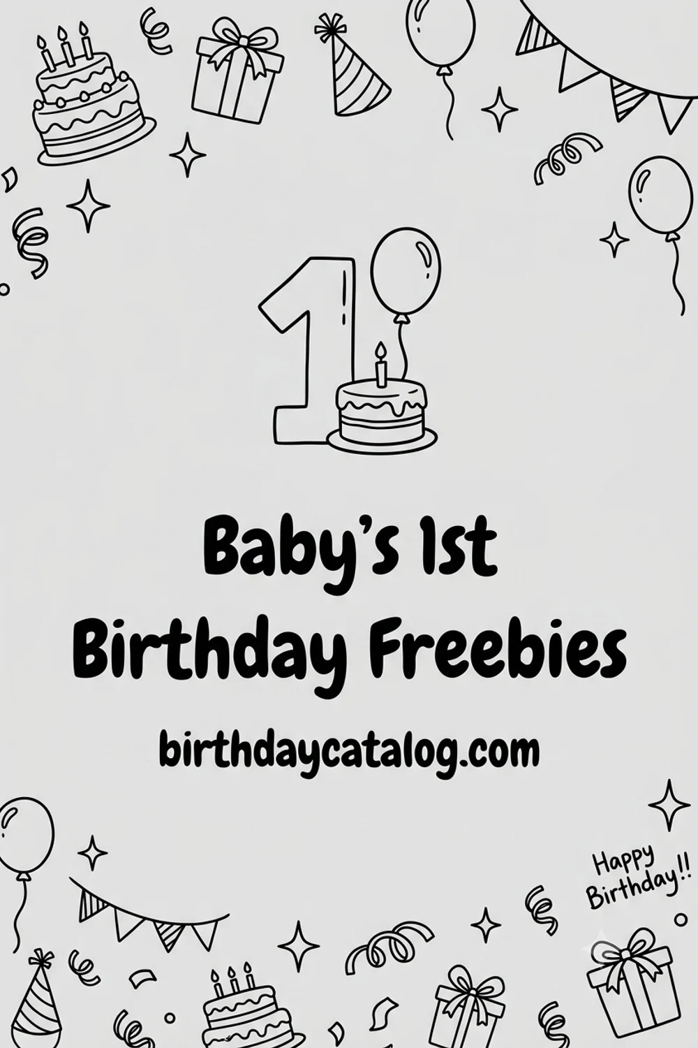 Baby's 1st Birthday Freebies (2026)
