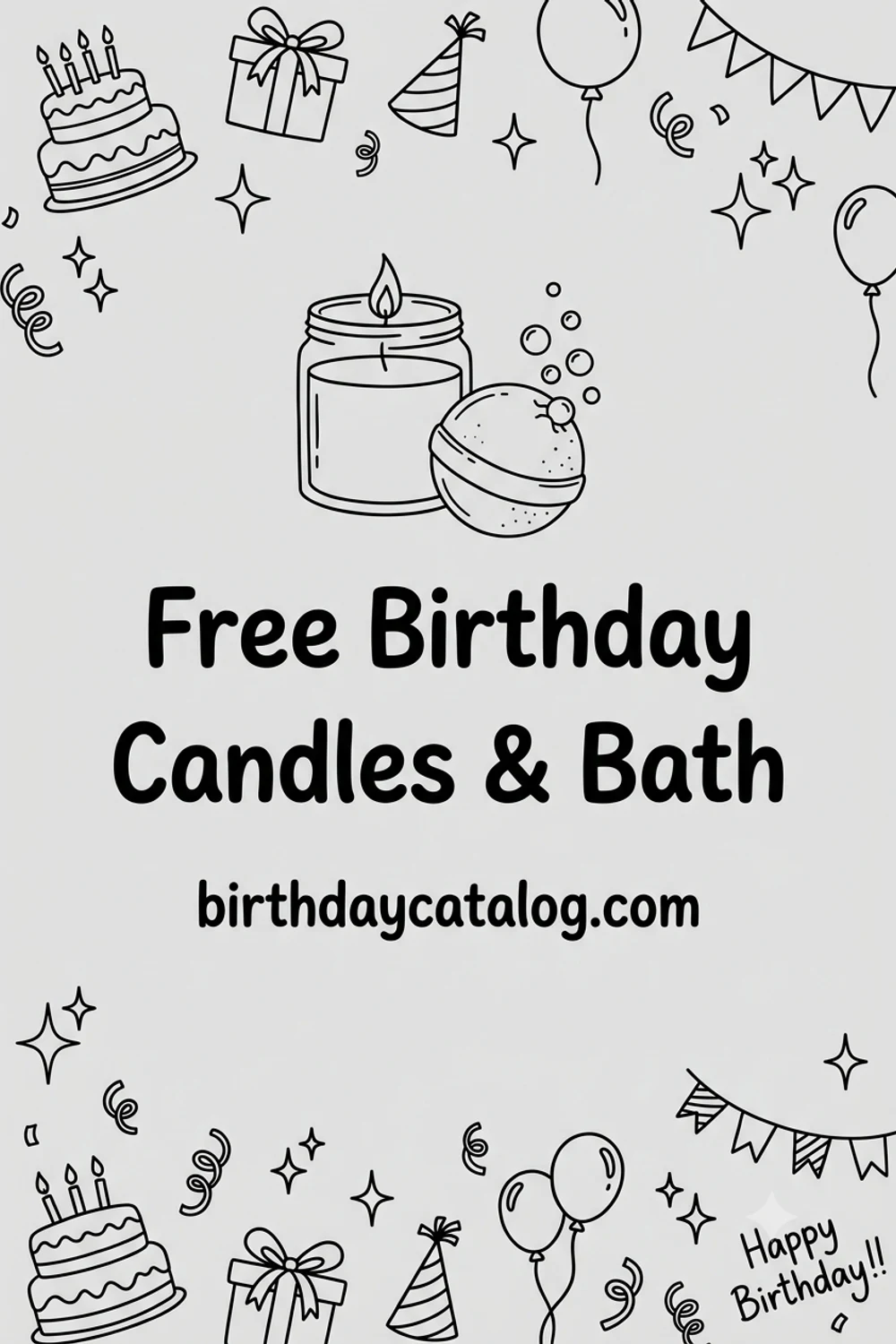 Free Birthday Candles, Bath & Body Gifts (2026)