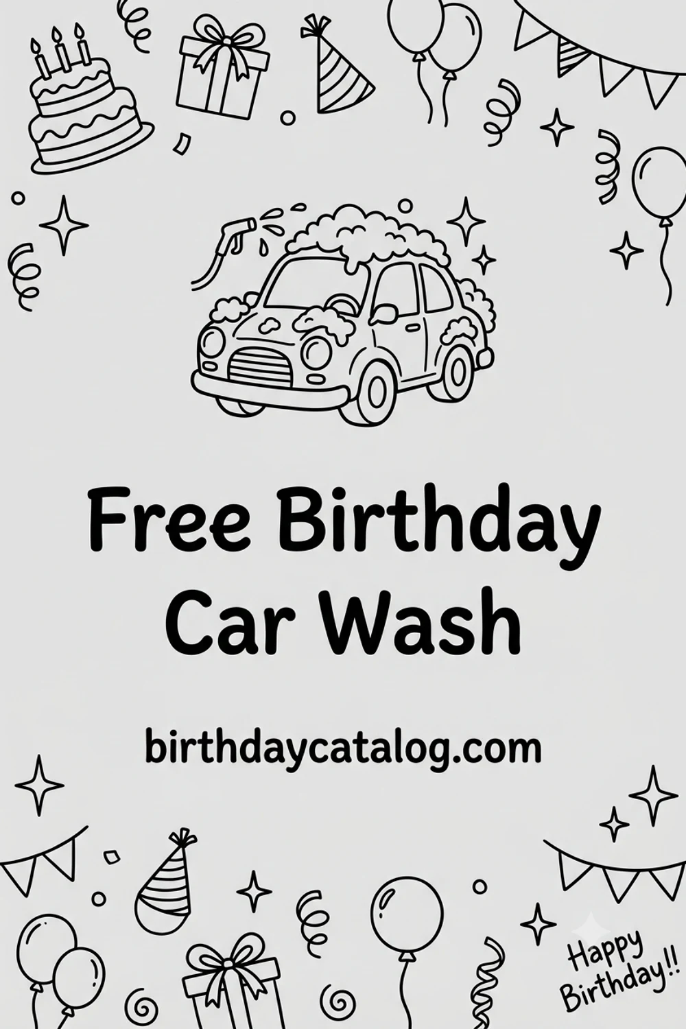 Free Birthday Car Wash Deals (2026)