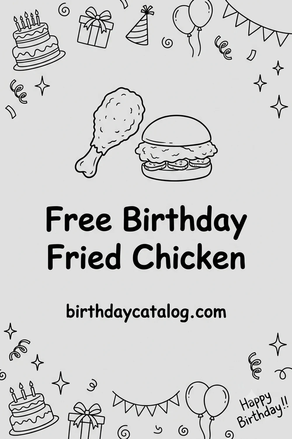 Free Birthday Fried Chicken: Where to Get It (2026)