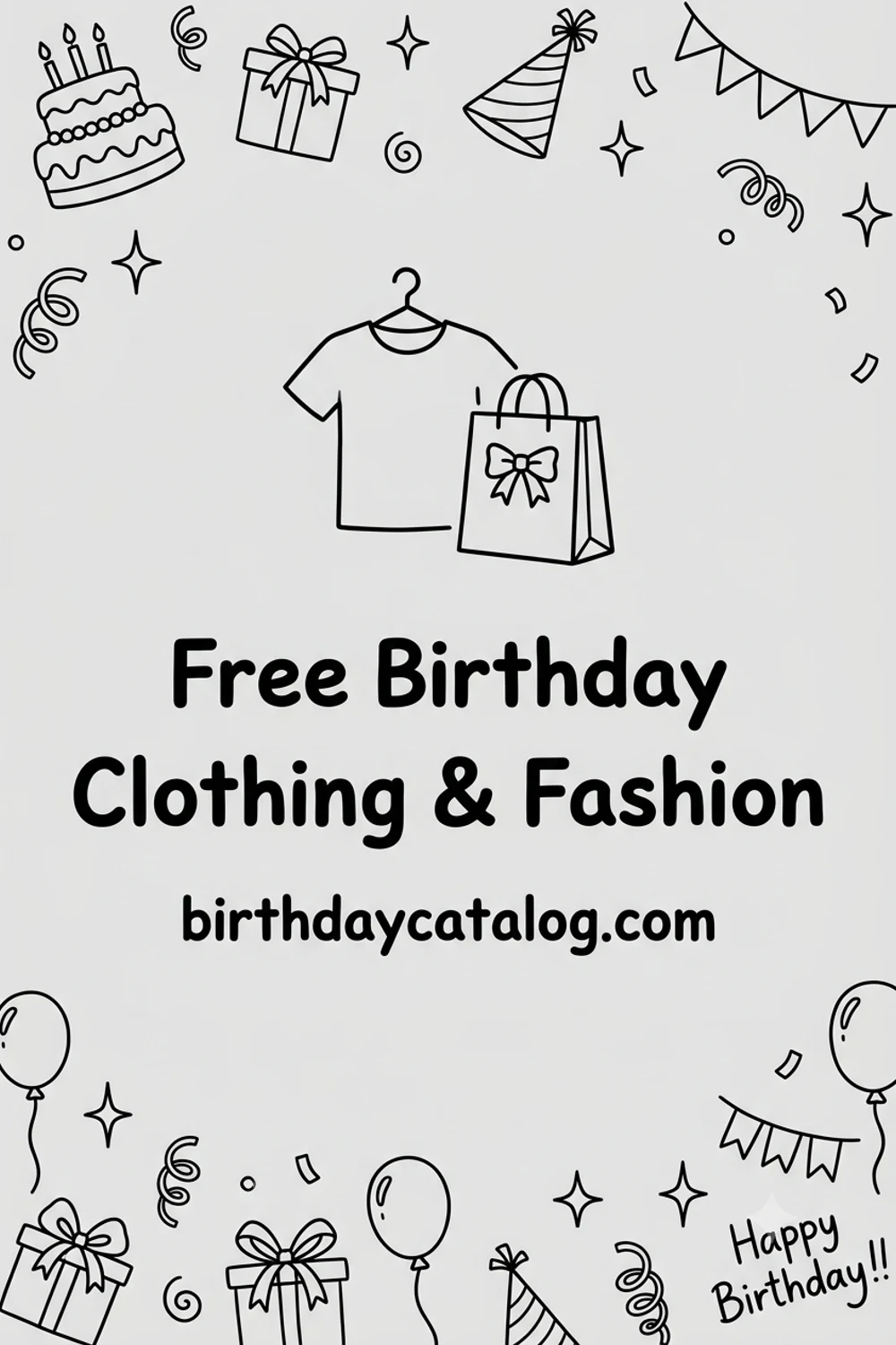 Free Birthday Clothing & Fashion Deals (2026)