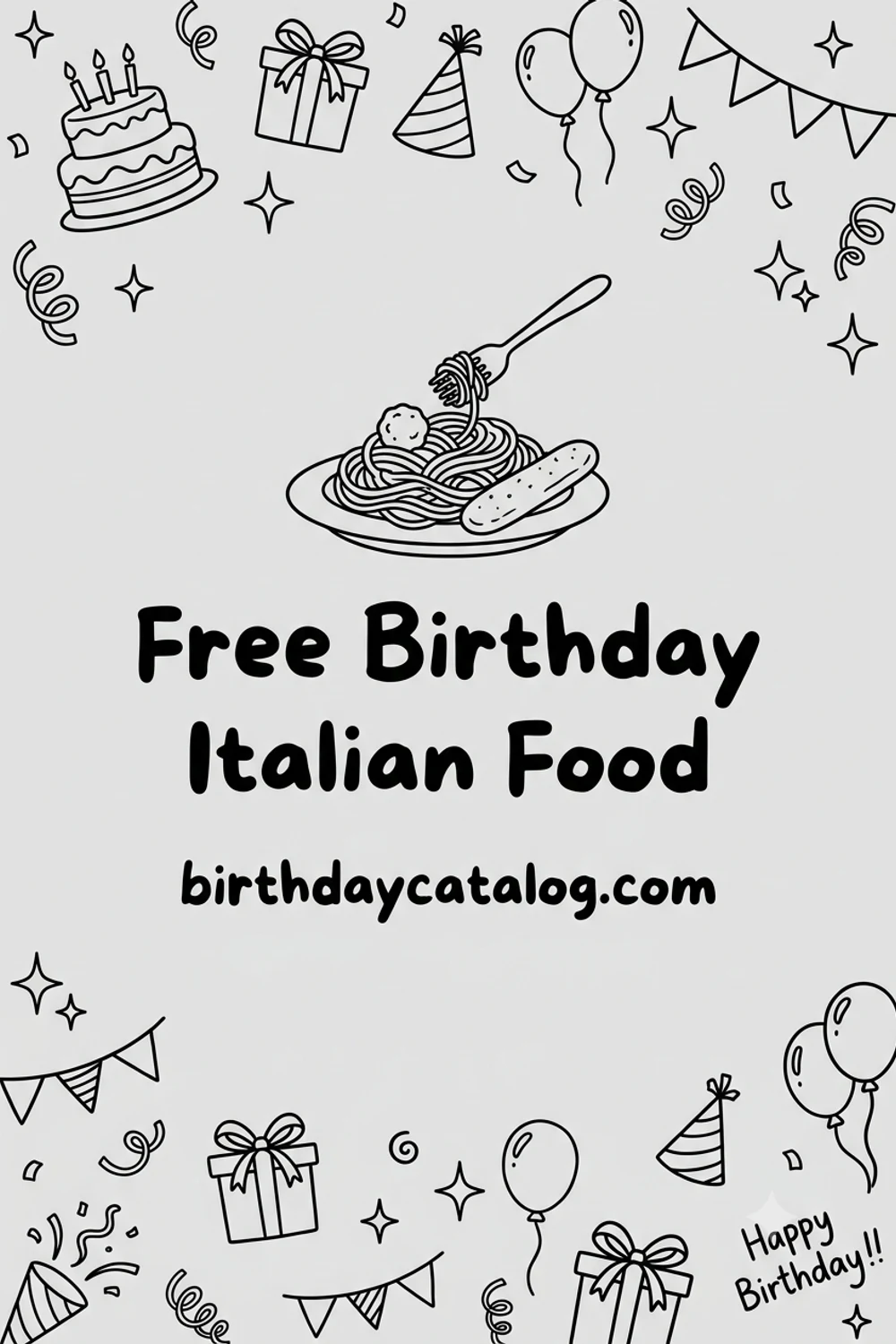 Free Birthday Italian Food & Pasta (2026)