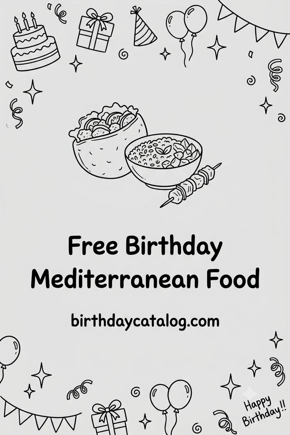 Free Birthday Mediterranean & Greek Food (2026)