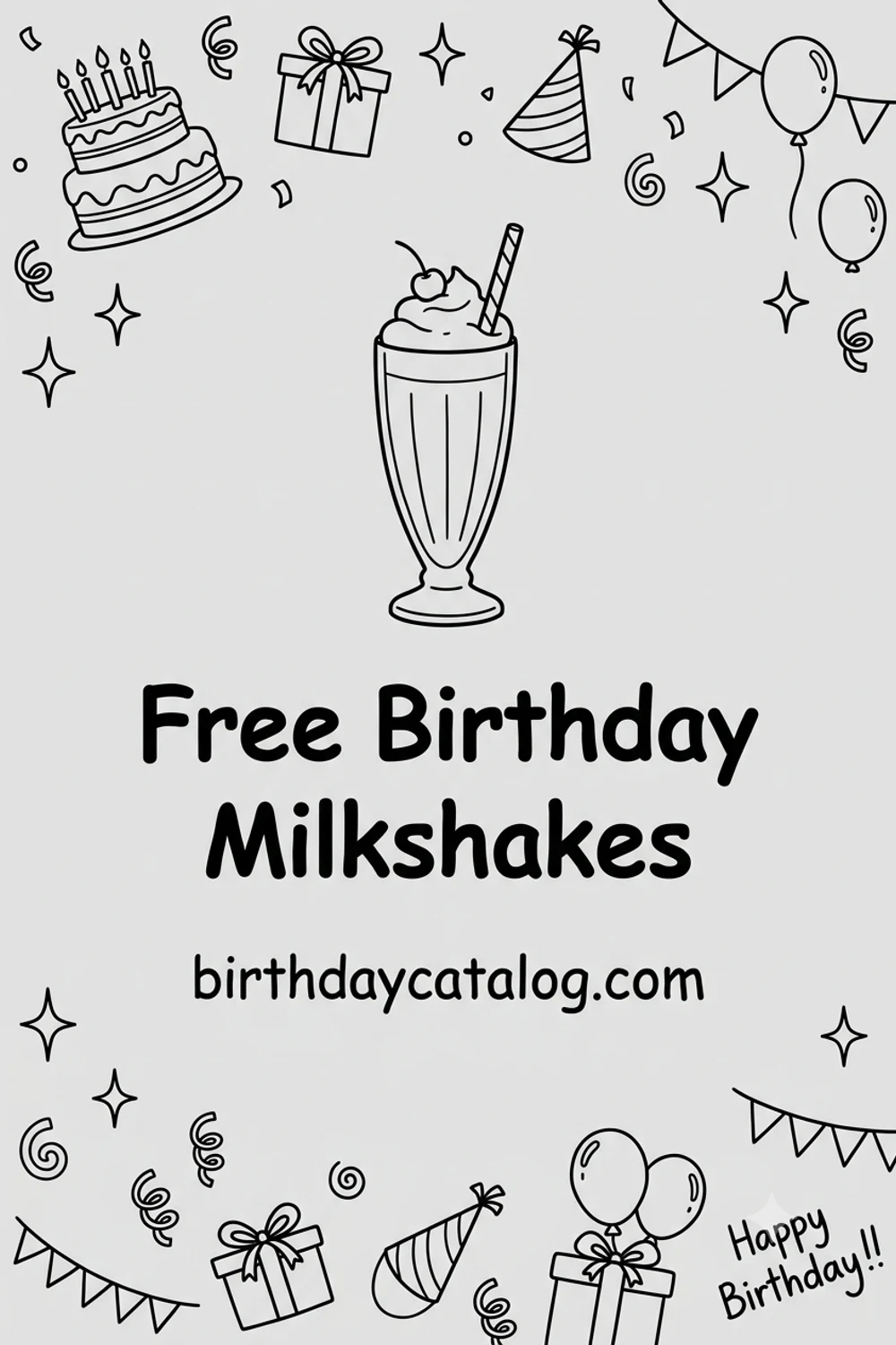 Free Birthday Milkshakes & Malts (2026)