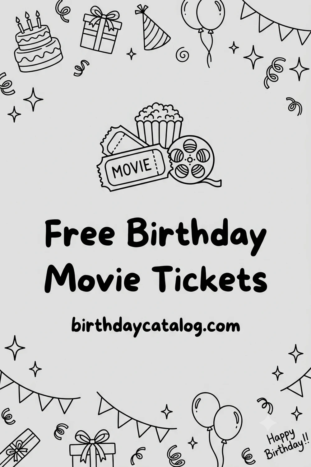 Free Birthday Movie Tickets & Theater Treats (2026)