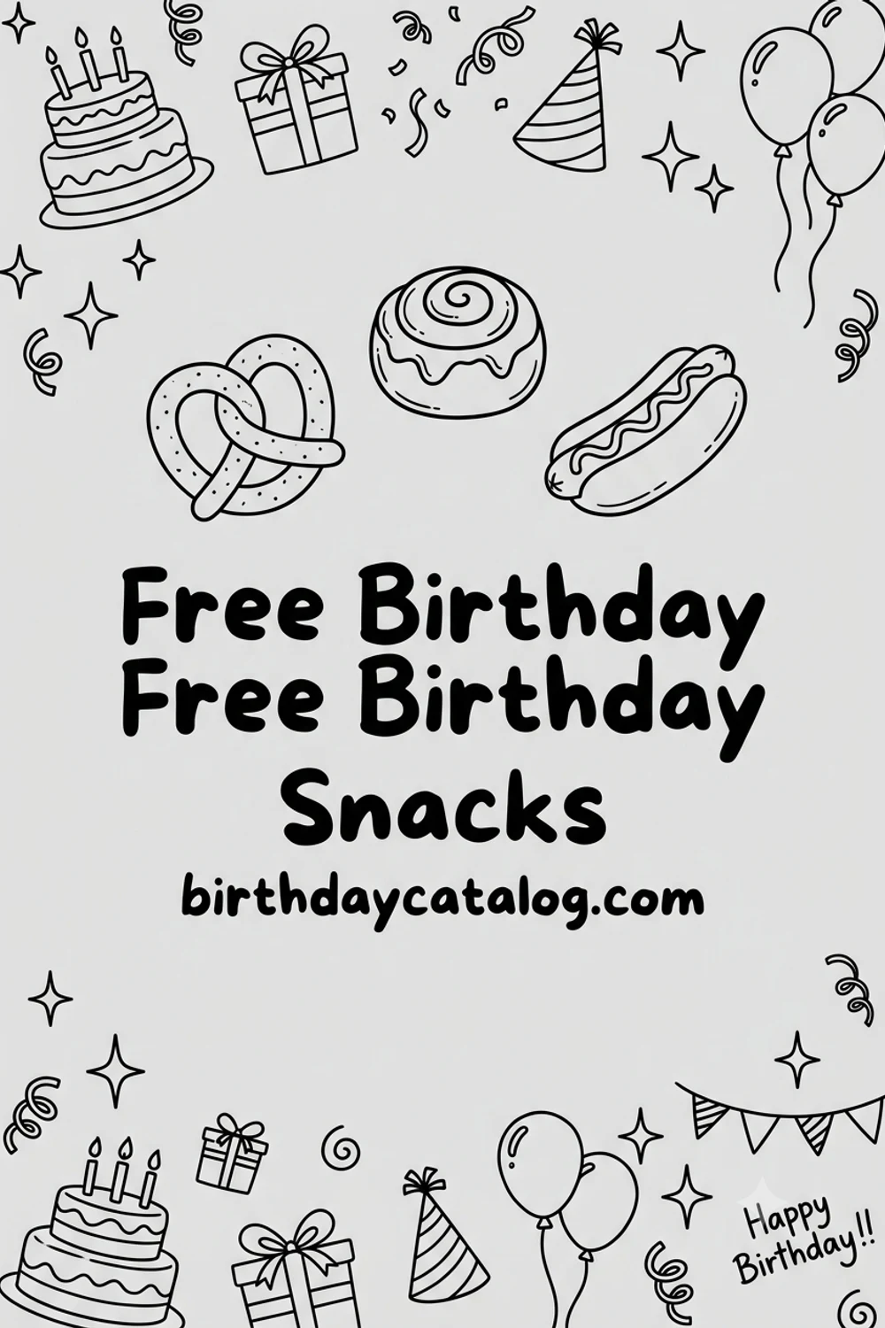 Free Birthday Snacks: Pretzels, Hot Dogs & More (2026)