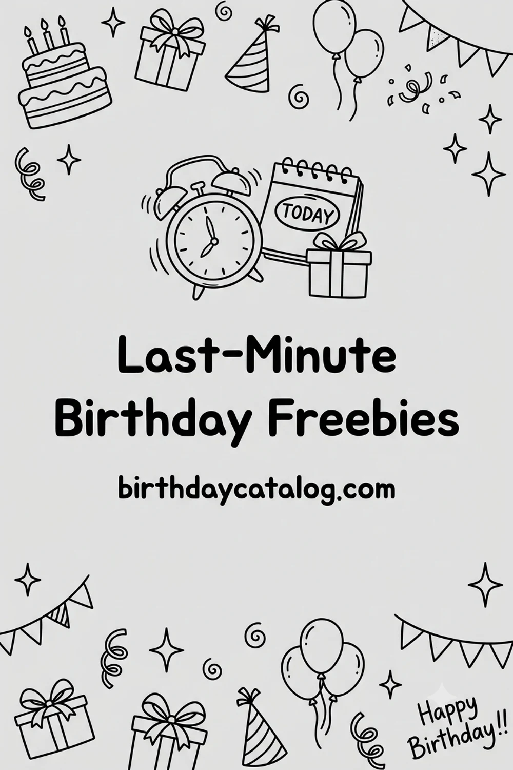 Last-Minute Birthday Freebies You Can Get Today (2026)