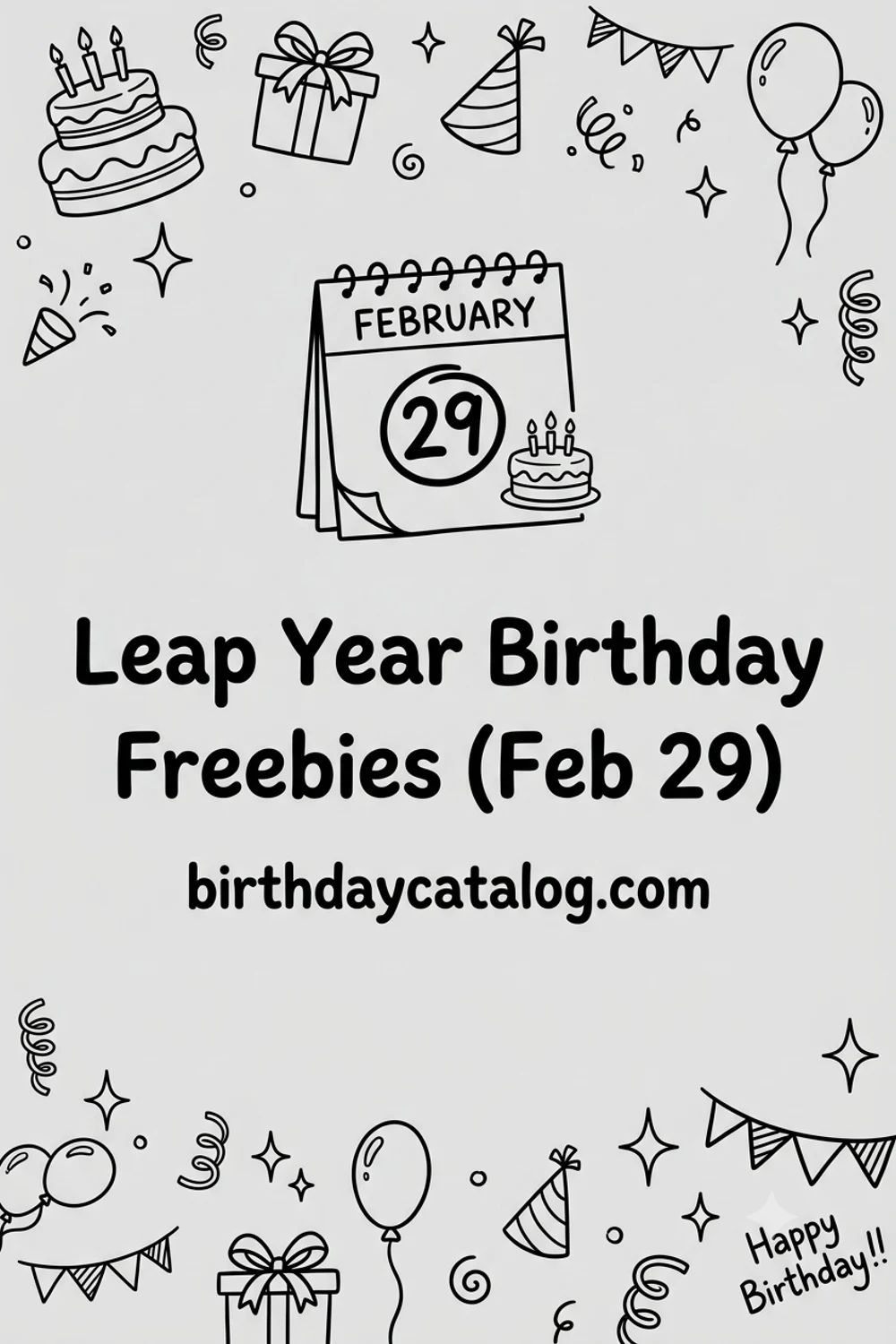 Leap Year Birthday Freebies (Feb 29) (2026)