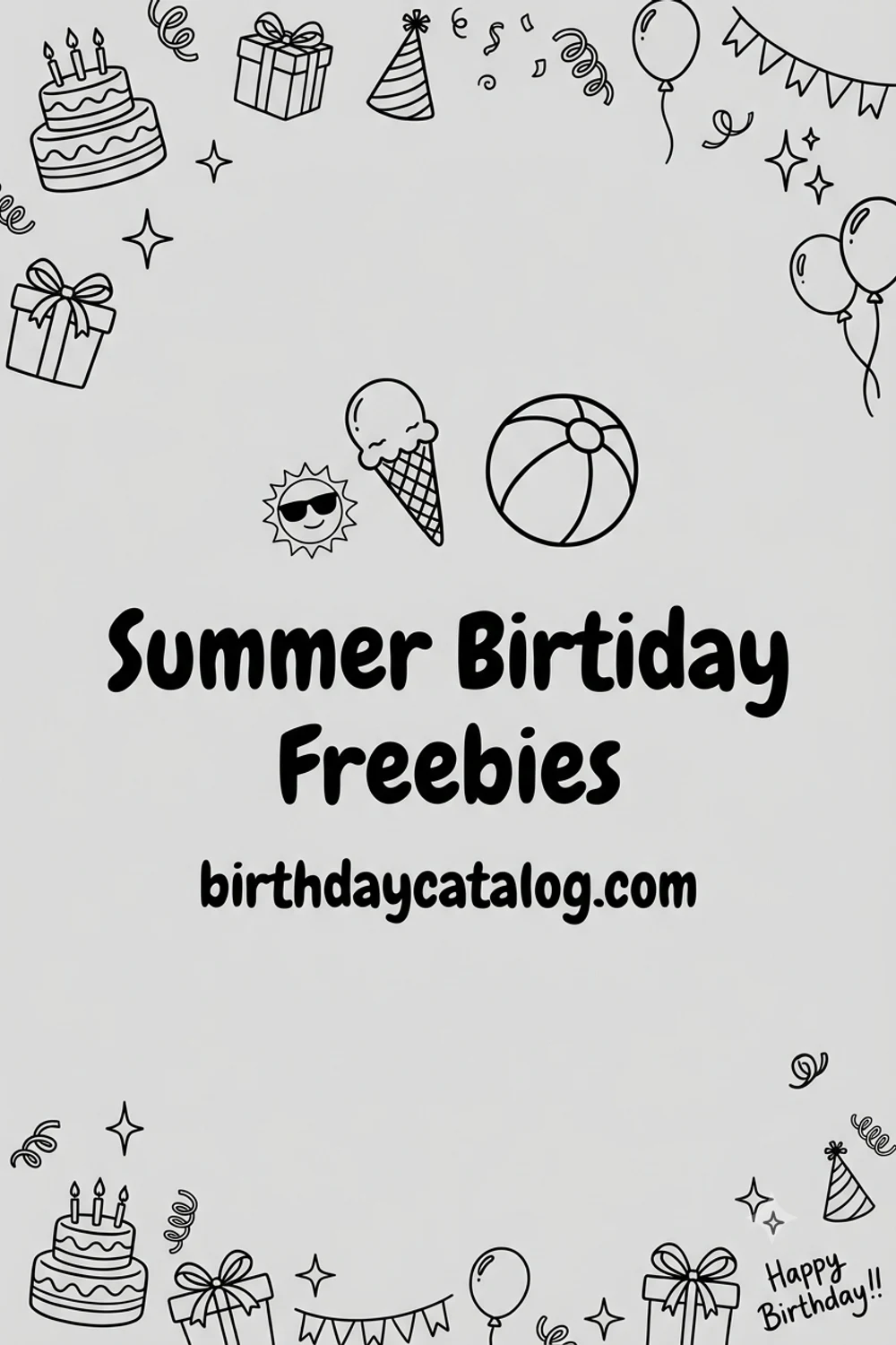 Summer Birthday Freebies (2026): Free Food, Drinks & Treats